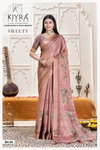 Sweety By Kiyra Simmer Silk Saree Wholesale Clothing Suppliers In India